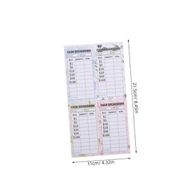 Operitacx Saving Binder with Cash Recorder Sheets Budget Planner Stickers for Expense Categorization Finance Notebook
