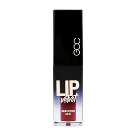 GOC Lip Velvet Liquid Lipstick | Labial | Maquillaje | Es de larga duración | Acabado aterciopelado y suave | Color intenso | Permite una fácil y uniforme aplicación | 3.5 ml | Color Power Up | Modelo GLV13