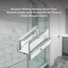 Shuisen Sliding Shower Door Bottom Guide with Screw for 3/8
