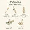 VIE Slimline White Sage Smudge Sticks, Pack of 2, Natural