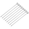 sourcing map Metal Cocktail Picks 8Pcs, Reusable Stainless Steel Cocktail