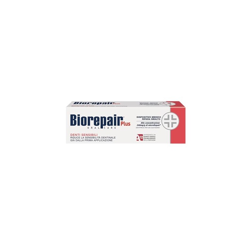 Biorepair Sensitive Teeth Daily Toothpaste - 75ml Tubes (Pack of