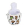 Anfang Mallet Magnetic Putter Cover with Bear Embroidery (White)