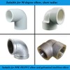 Pipe Repair Clamp For 4 Inch Pipe Elbow(Outer Diameter of