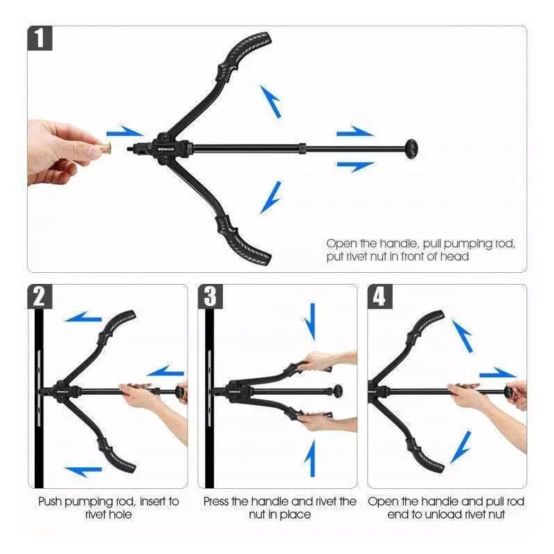 Unbranded 14” Rivet Nut Setter Tool Kit with Case