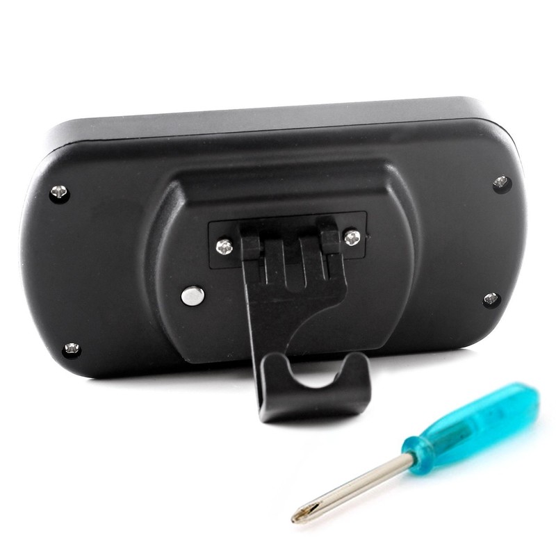 冷蔵庫 冷蔵庫 温度計 デジタル 冷凍室温度計 防水 最大/最小レコード機能 大型液晶ディスプレイ付き RT-2B