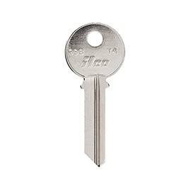 Ilco 998GA-Y78 Key Blank Original-Shaped Bow Nickel Plated Brass 6 Pin or Disc Pin Tumbler Cylinder Key