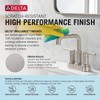 Delta Faucet Nicoli Pull-Down Widespread Bathroom Faucet, Gold Bathroom Sink