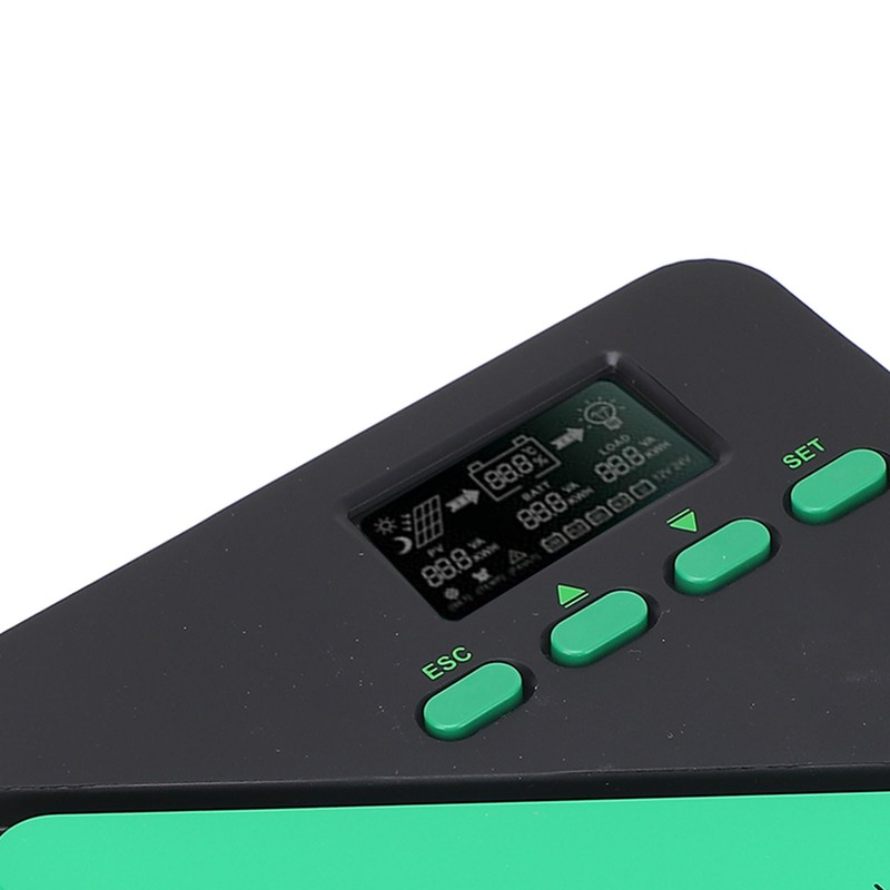 MPPT Solar Charge Controller 12V 24V Intelligent Regulator LCD Display