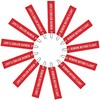 DayCount - Llavero bordado con texto en inglés"Remove before flight"