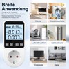 Electricity Meter for Socket, 8 Modes, Electricity Meter, Energy Cost