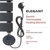ELEGANT 800W Smart Thermostatic Towel Rail Electric Heating Element with