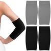 Vicenpal 2 Pairs Tattoo Cover up Sleeve Forearm Arm Sleeves