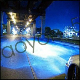 SHENKENUO For GMC Yukon 2007 - 2014 8000K LED Headlights Kit Hi/Lo Beam Fog Light 4x Bulbs