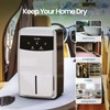LasVacde Dehumidifier for Home, 95 OZ Dehumidifiers for Bathroom Bedroom