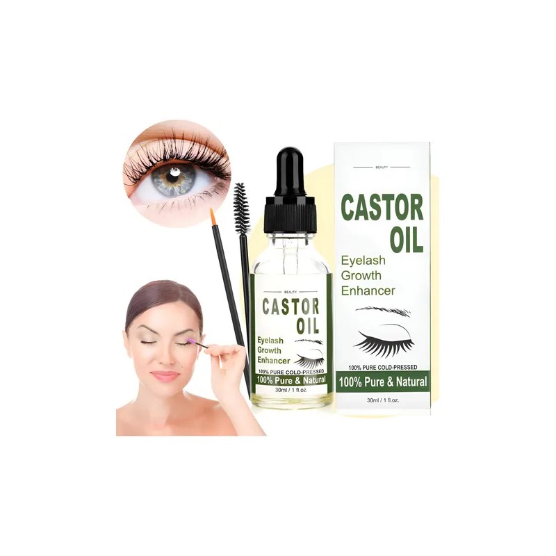 Serum Crecimiento Pestañas Aceite Ricino Castor Oil Eyelash Growth Serum,