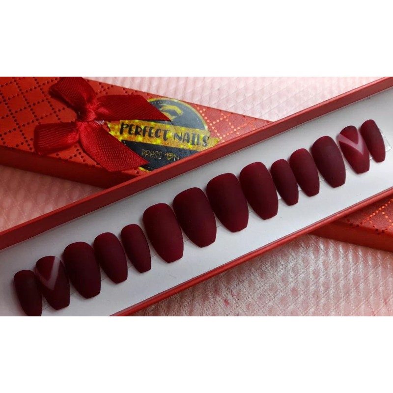 Perfect Nails Press On Hermosas Uñas Postizas Press On Medianas