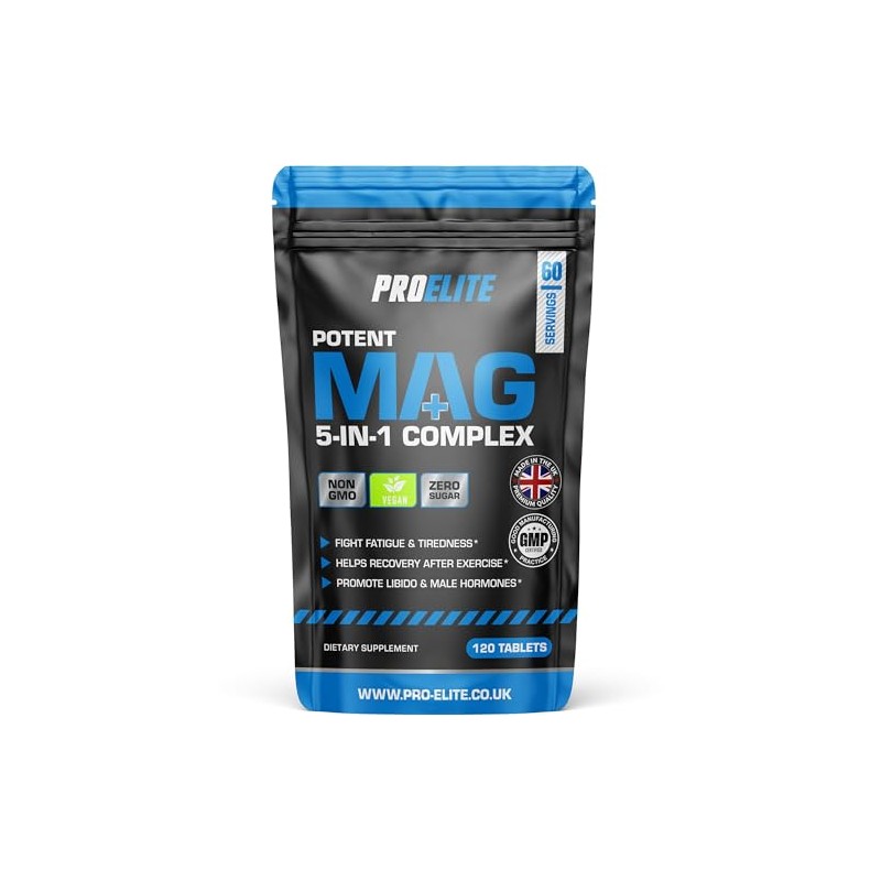 Magnesium Glycinate 5-in-1 Complex 1286mg - 400mg Elemental Per Serving