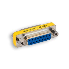Cablelera ZAGA1677FF DB15 Female to DB15 Female Mini Gender Changer