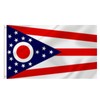 LARGE Ohio Flag, 3x5Ft Ohio State Flags Banner For Indoor