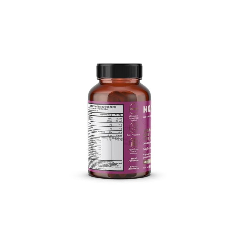 Prebioticos y Probioticos Mujer Inulina de Agave 7 Cepas Antioxidantes