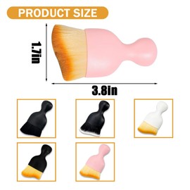 JOYCOURT Car Interior Detailing Brush, Soft Bristle Cleaning Brush Car Dust Brush Detail Brush, Car Interior Cleaning Tool, Car Dashboard, Air Conditioning Vents, Leather, Computer, No Scratch