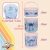Stitch 3 Stackable Snack Cups with Handle 120/230/230ML