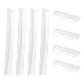 WALWAL Car Door Edge Guard Protector Scratch Strip Fit for Most Car(8 Pcs,Transparent