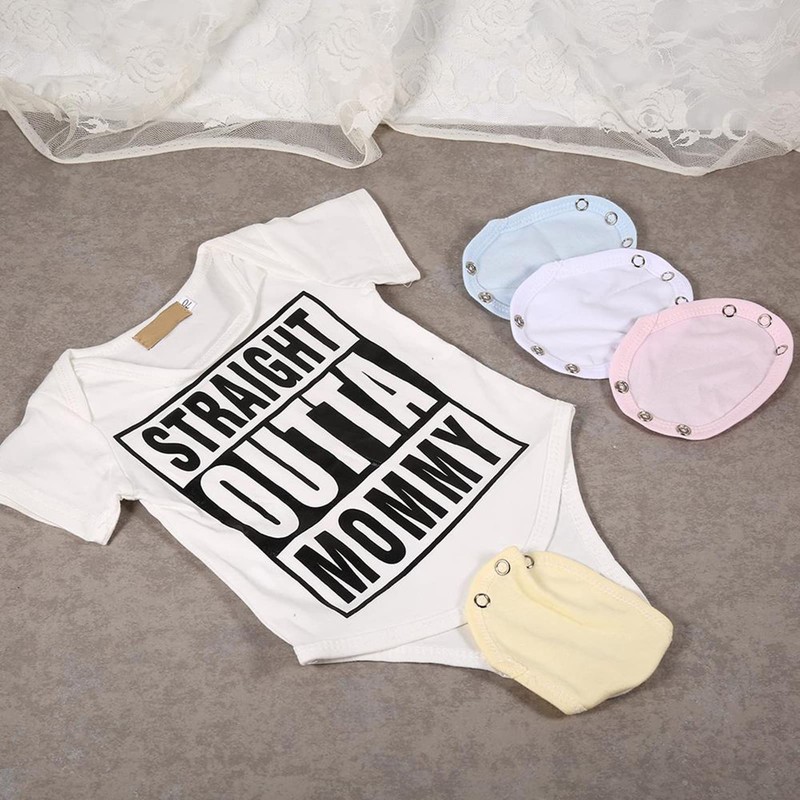 5PCS Baby Body Extender Onesie Extenders, Yellow Boys Kids Super