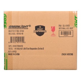 DCD Greenlight 1/64 Scale Diecast Model Cars Series 2 Set of 6 "First Responders" --- for Kids & Collectors