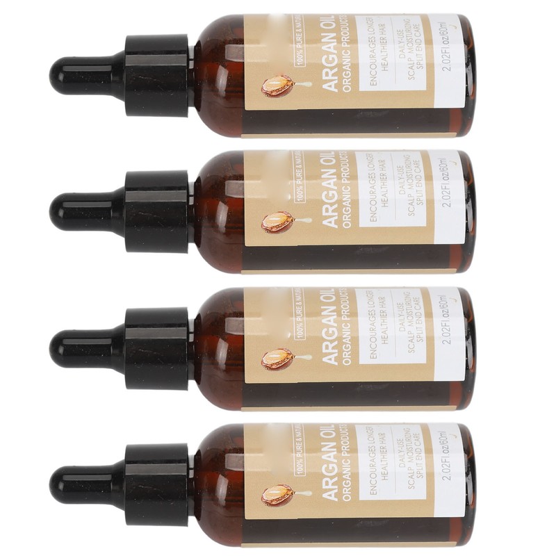 4pcs Argan Oil Hair Growth Serum Boost Thin Hair Increase