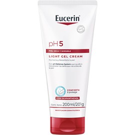 Eucerin Crema Corporal Ultra Ligera Ph5 (200 Ml) Enriquecida Con Dexpantenol, Rápida Absorción Sin Dejar Residuos Para Piel Seca Y Sensible