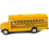 Kinsfun (5107) New 5" Kinsfun School Bus DieCast Toy Pull