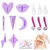 Munyee Hua Intimate Pube Hair Trimmer Set for Women with