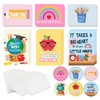 GOGOBAY 24 Teacher Cards with Envelopes