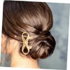 Baluue U Shaped Bowknot Hair Sticks French Twist Hair Forks