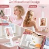 Decluttr Magnifying Mirror with Light, Rechargeable 1X/15X Magnification Lighted Mak