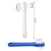 Patelai 6 Pack Denture Cleaning Brush Dual Head Portable Denture