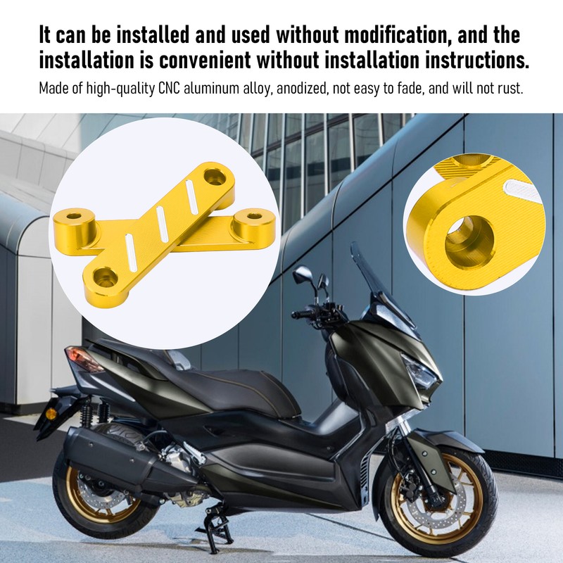 Front Axle Plate Cover Motorcycle Modification Replacement for YAMAHA XMAX
