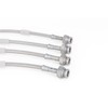 Goodridge 200-04 Braided Fuel Hose, Stainless Steel