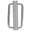 2Pcs Slide Buckle 316 Stainless Steel Rectangle Adjustable Knurled Roller