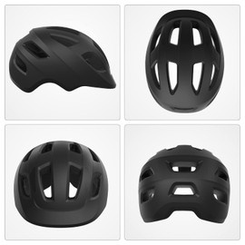 GLAF Baby Bike Helmet Toddler Infant Helmet for Kids 1+ Years Old Girls Boys Toddlers Youth Helmet Ventilation Adjustable Helmet Skateboard Safety Cycling Helmet (Black, XS)