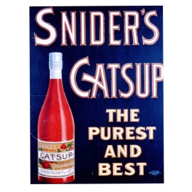 SNYDER'S CATSUP KETCHUP AD  8.5X11 GLOSSY REPRINT