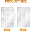 4 Pcs Erasing Shields Stainless Steel Drawing Template Shields Drafting