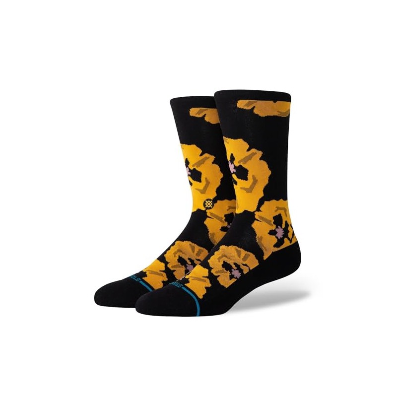 Stance, Unisex, Poppyland Crew, Black, Large