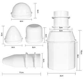 Meikurs Arancini Maker, Versatile DIY Onigiri Mold, Portable Handmade Bento Sushi Mold, Kitchen Meatballs and French Cooking Bento Molds (Conical & Round)