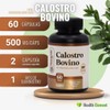 Calostro Bovino (Bovine Colostrum) 60 Cápsulas De 500 Mg Contiene