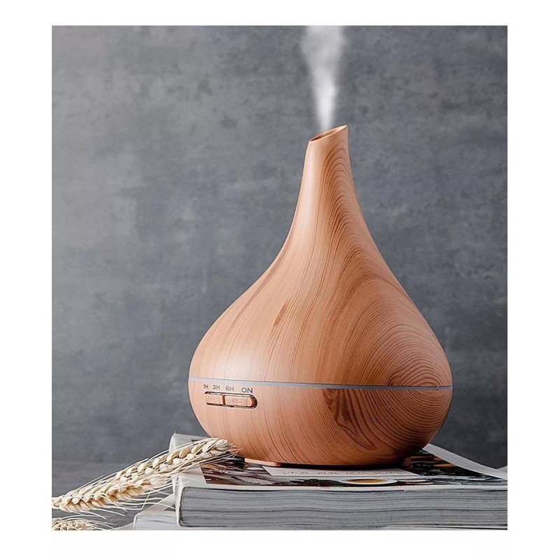 FUTUREM Humificador Difusor Aroma De 500ml Led Madera + 12