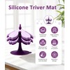 Mabnuby Silicone Trivet Mat - 6 Flower-Shaped Silicone mats +