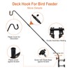 IVOODi Heavy Duty Deck Hook-Deck Railing Plant Hanger, 29 to